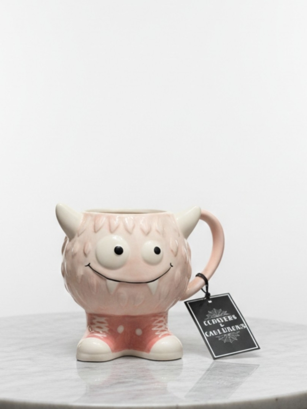 Ceramic Pink Monster Mug by